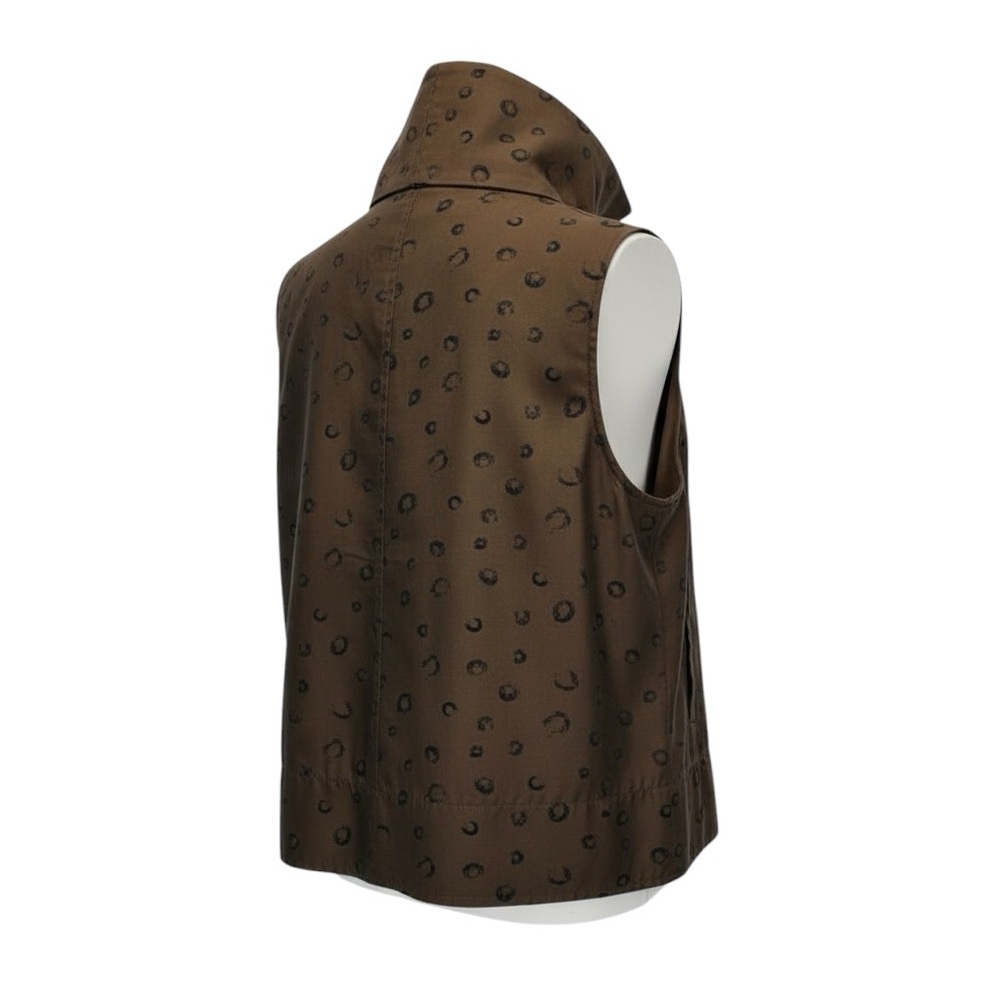 Liv by Habitat Vest Women’s Asymmetrical Buttons Artsy Eclectic Lagenlook Medium - Picture 4 of 8